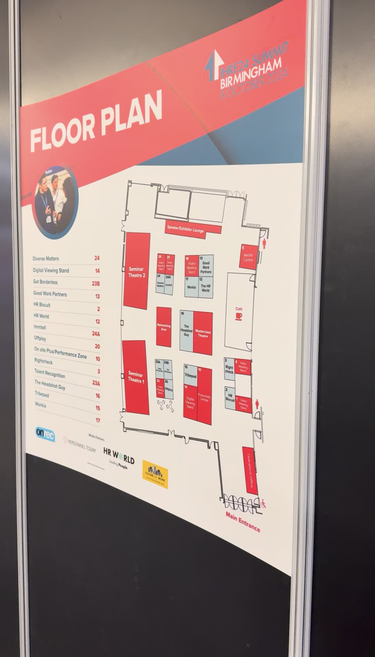 Finished show layout